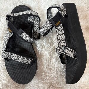 Teva Women's Monochrome Patterned Sandals